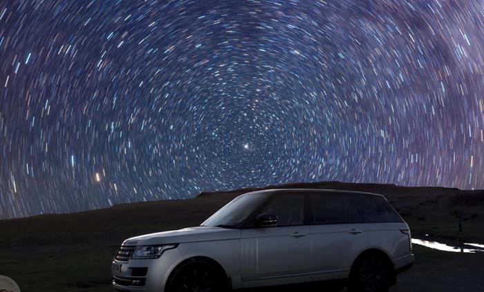 Star Trails in The Brecon Beacons
